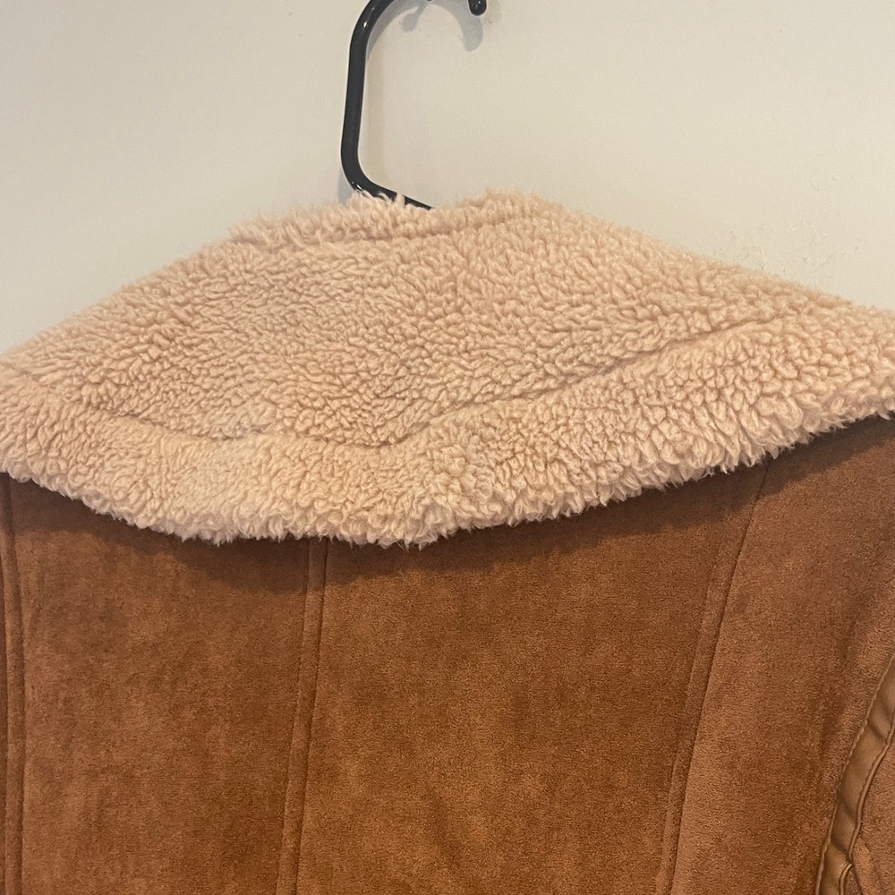 Avec Les Filles Faux Shearling Trench Coat size XS - Picture 9 of 13
